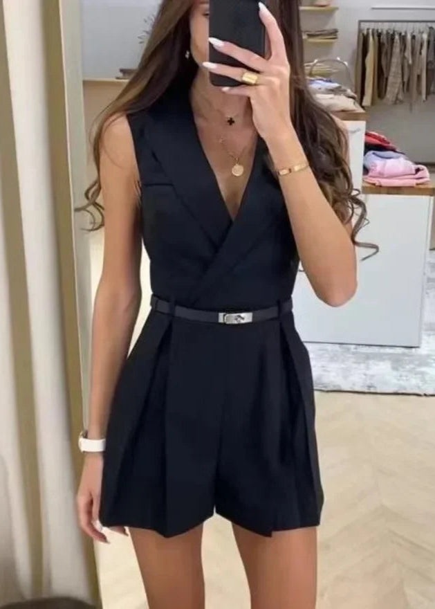 Hannah™ - Elegant Sleeveless Jumpsuit