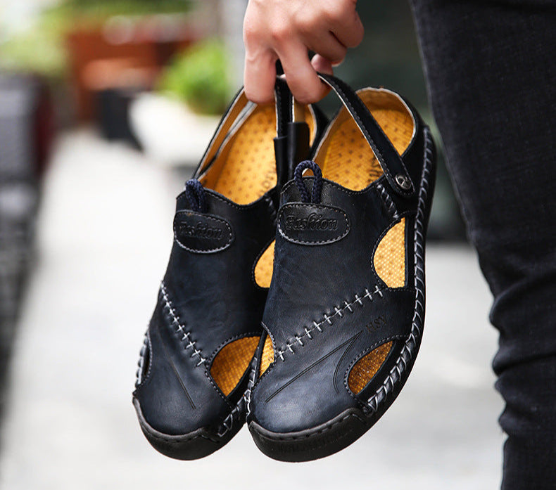 Bryan | Orthopedic Leather Sandals
