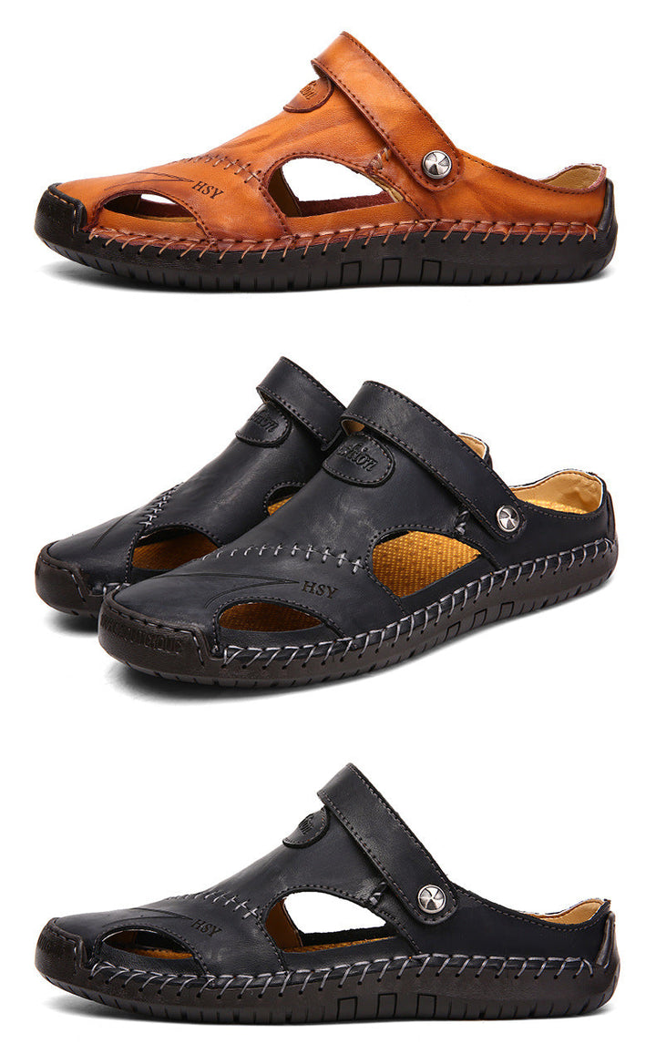 Bryan | Orthopedic Leather Sandals