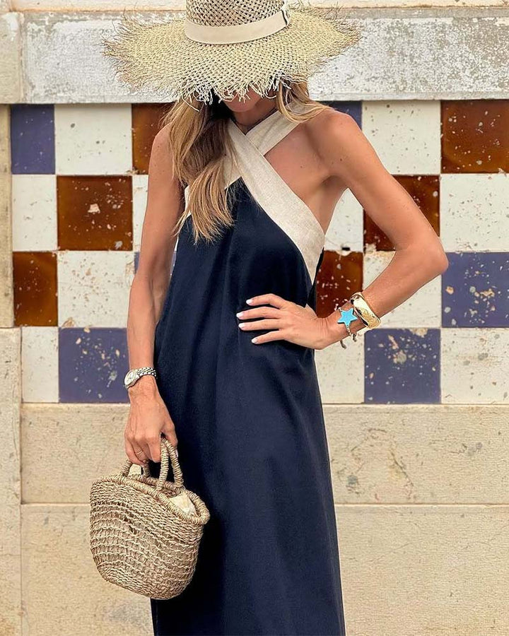 Alessia – Cross Neck Dress