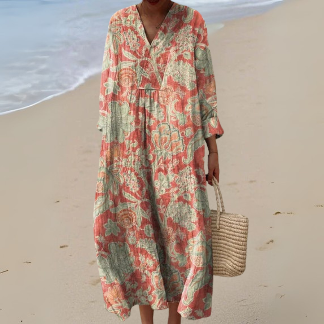 Lisa - Vintage Floral Dress