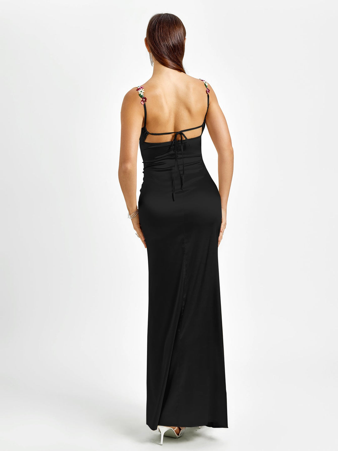 Flora | Satin Gown Maxi Dress