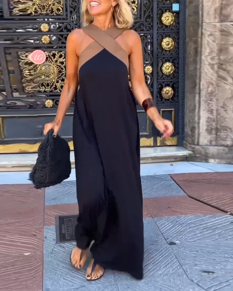 Alessia – Cross Neck Dress