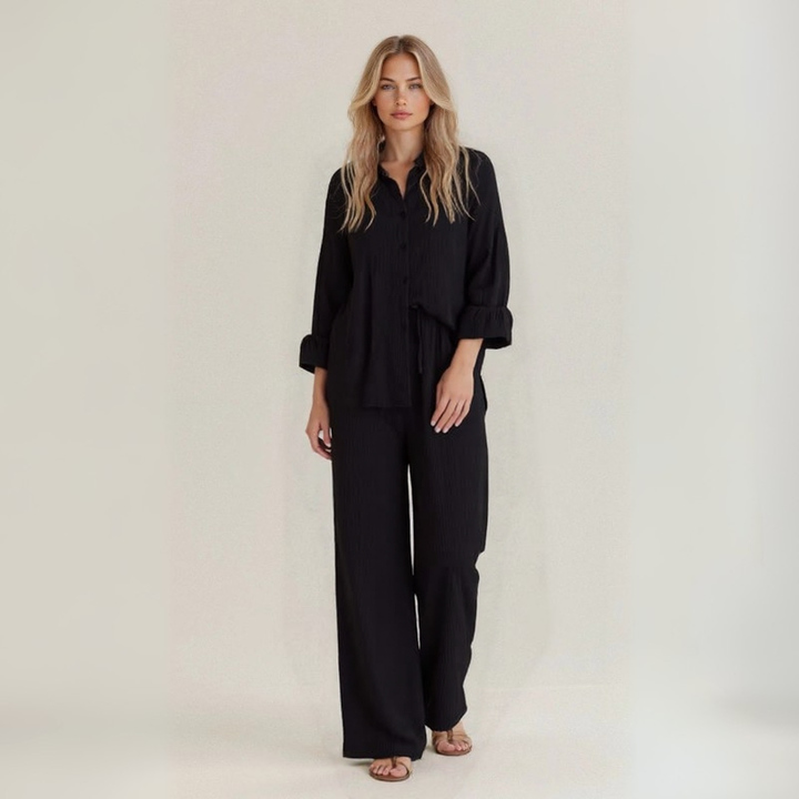 Livia | Summer Set in Pure Natural Linen