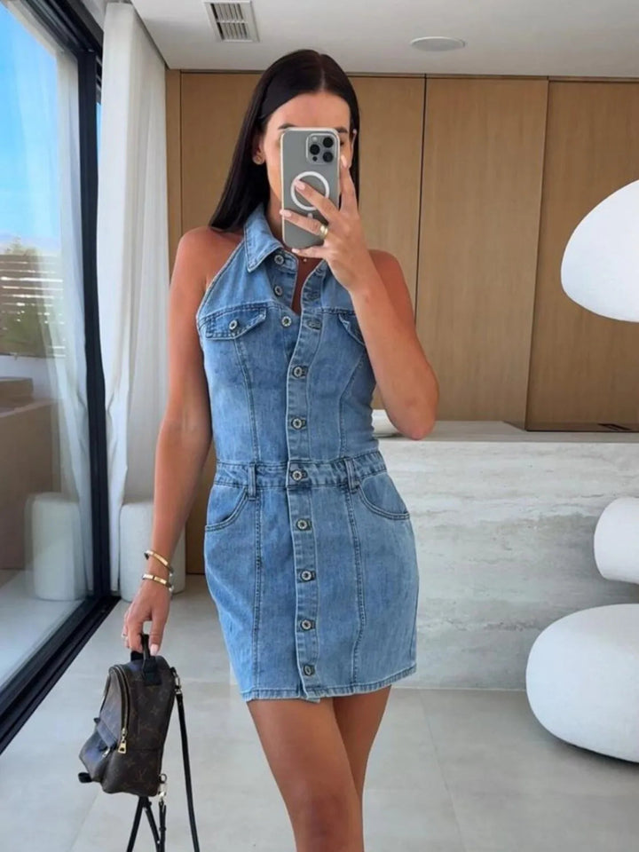 Peyton™ - Stylish Denim Dress
