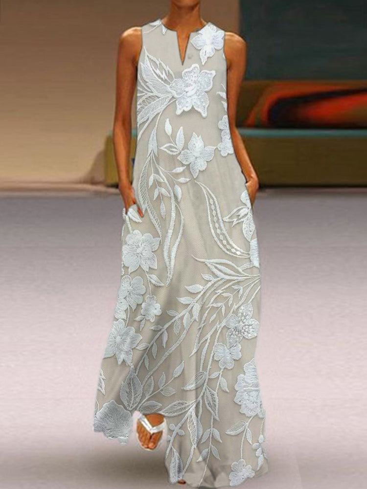 Meliora™ - Luxurious Printed Dress