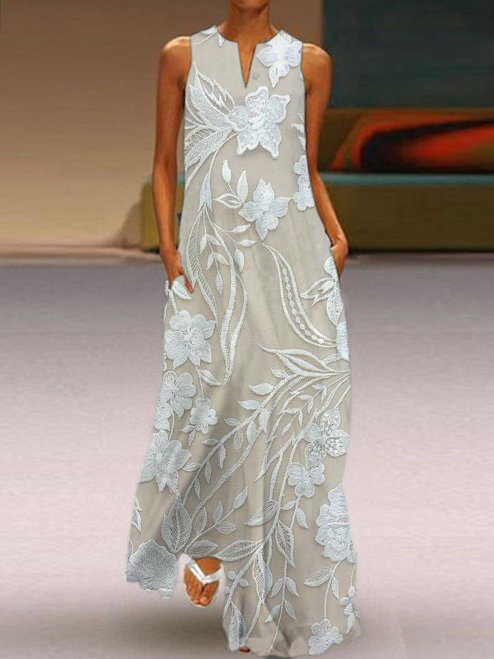 Meliora™ - Luxurious Printed Dress