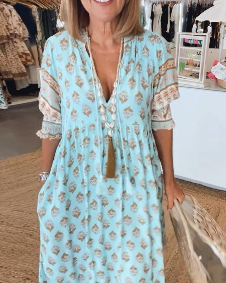 Calla | Patterned Summer Dress
