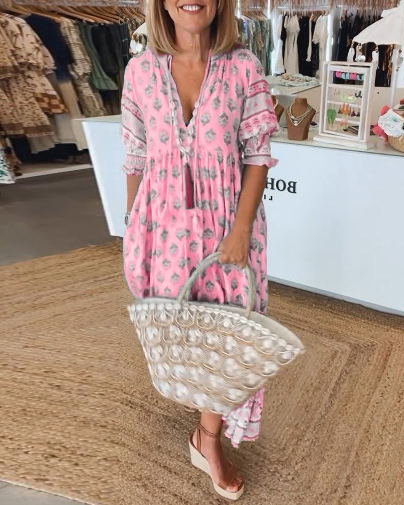 Calla | Patterned Summer Dress