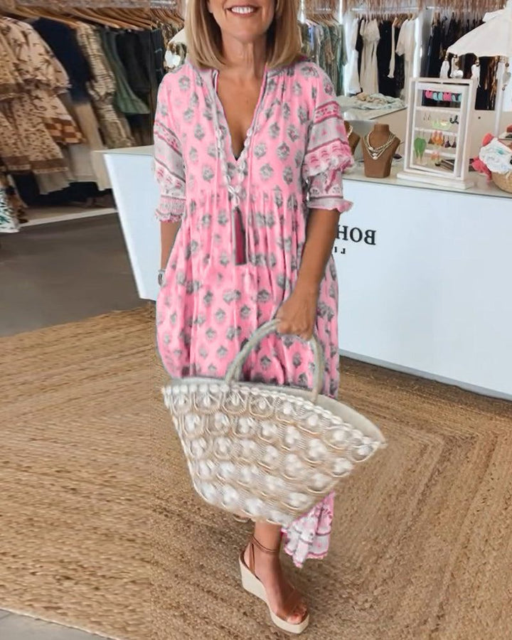 Calla | Patterned Summer Dress