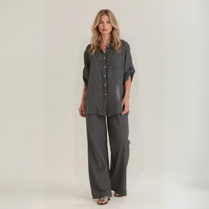 Alba | Casual Two-Piece Set in Artisan Linen