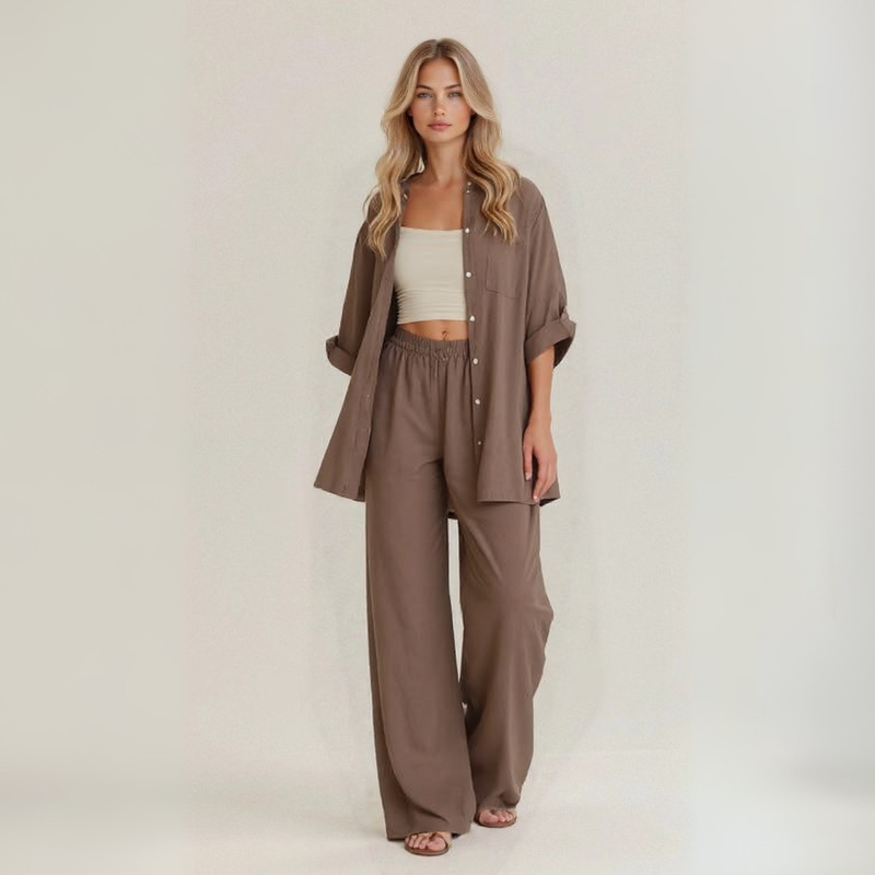 Alba | Casual Two-Piece Set in Artisan Linen