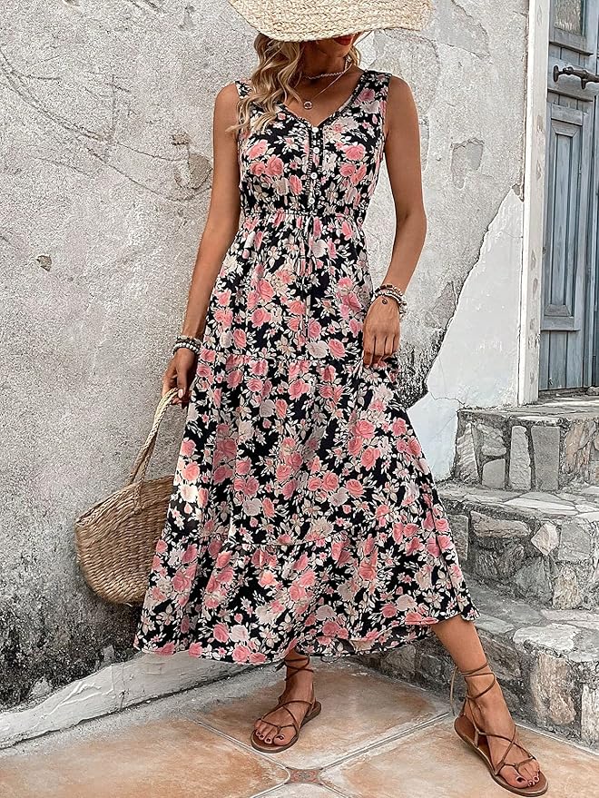 Grace™ - Elegant Floral Dress
