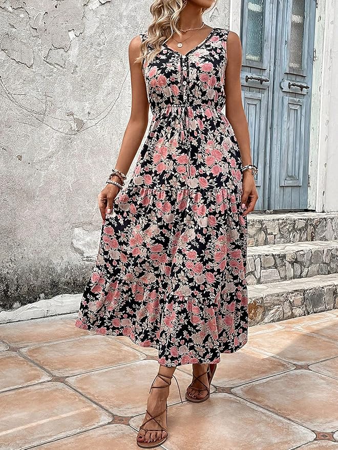 Grace™ - Elegant Floral Dress