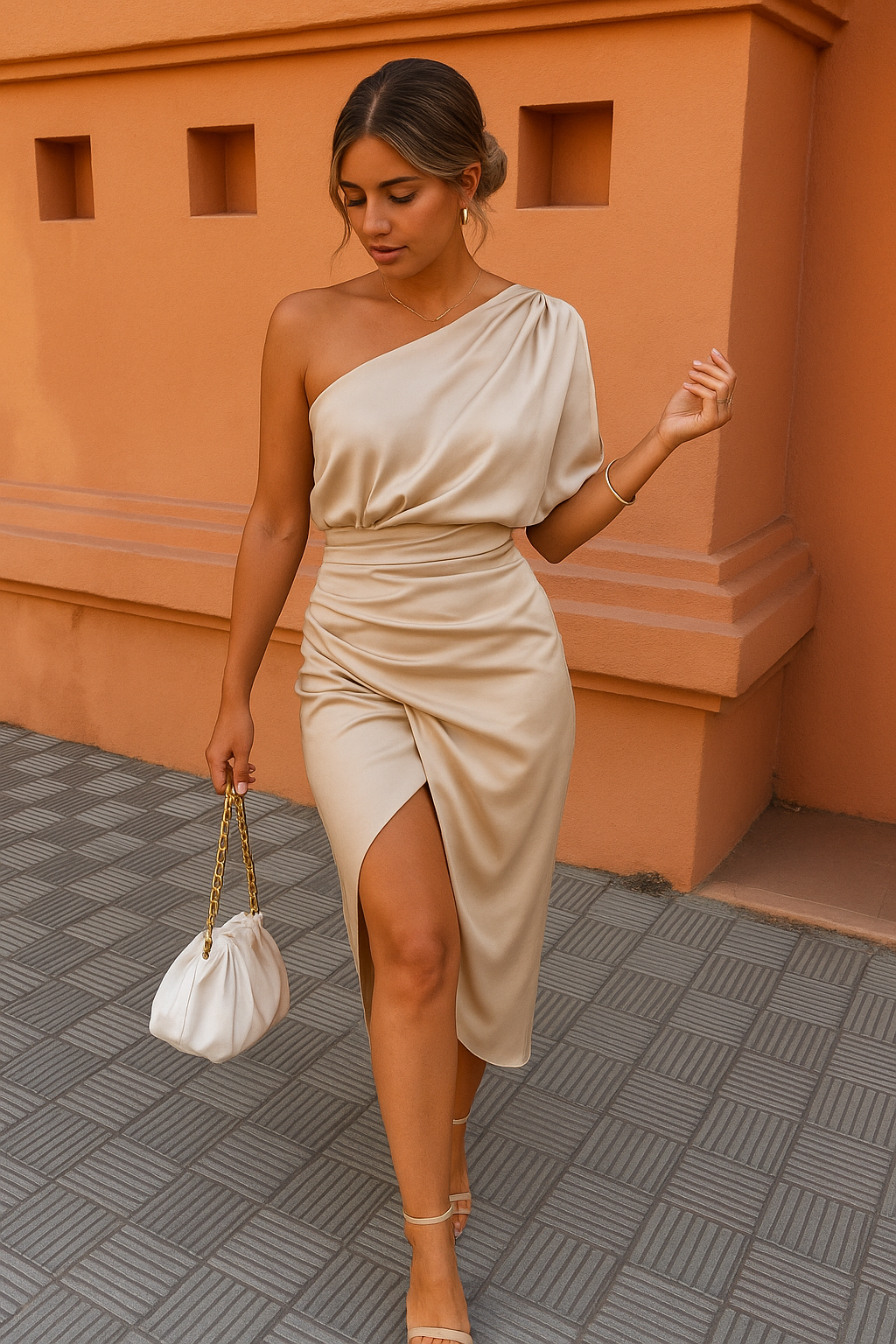 Dhalia | Elegant Asymmetrical Dress