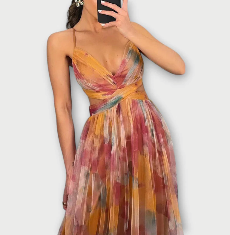 Alina™ – Graceful, Flowing Dress for Any Occasion