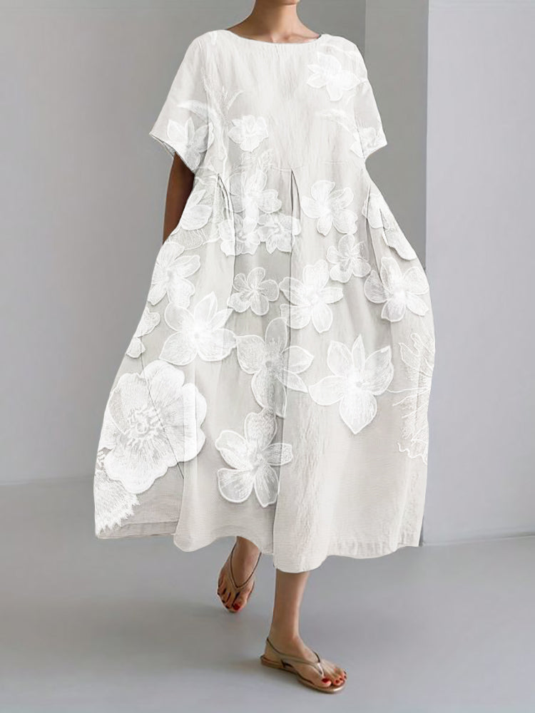 Cirelle™ - Elegant Dress with Floral Print