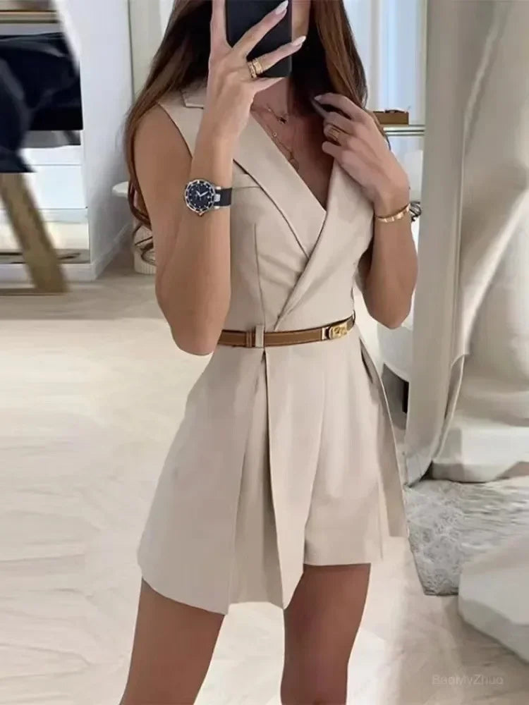 Hannah™ - Elegant Sleeveless Jumpsuit