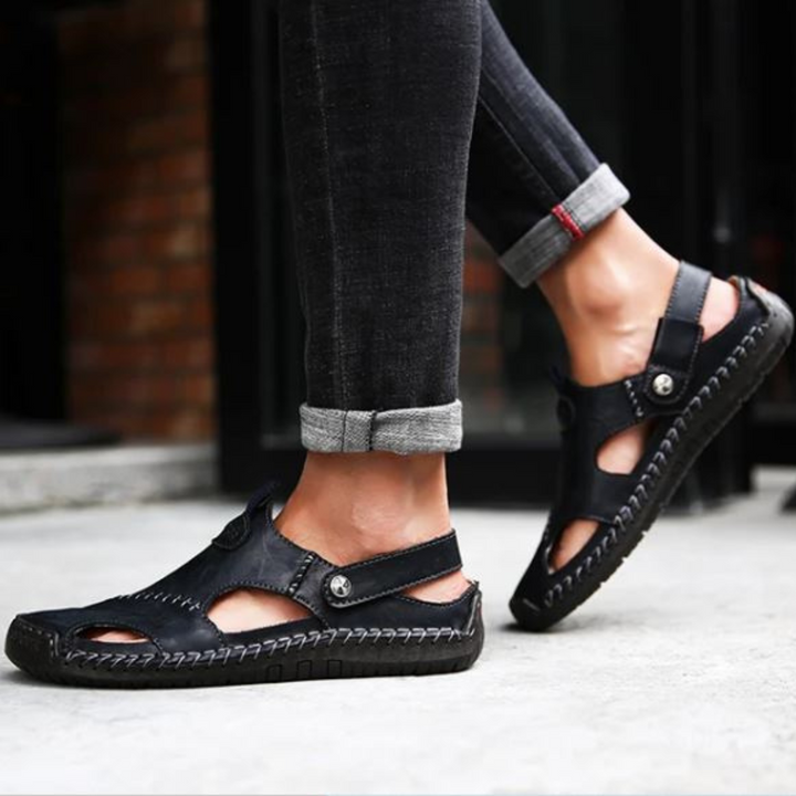 Bryan | Orthopedic Leather Sandals