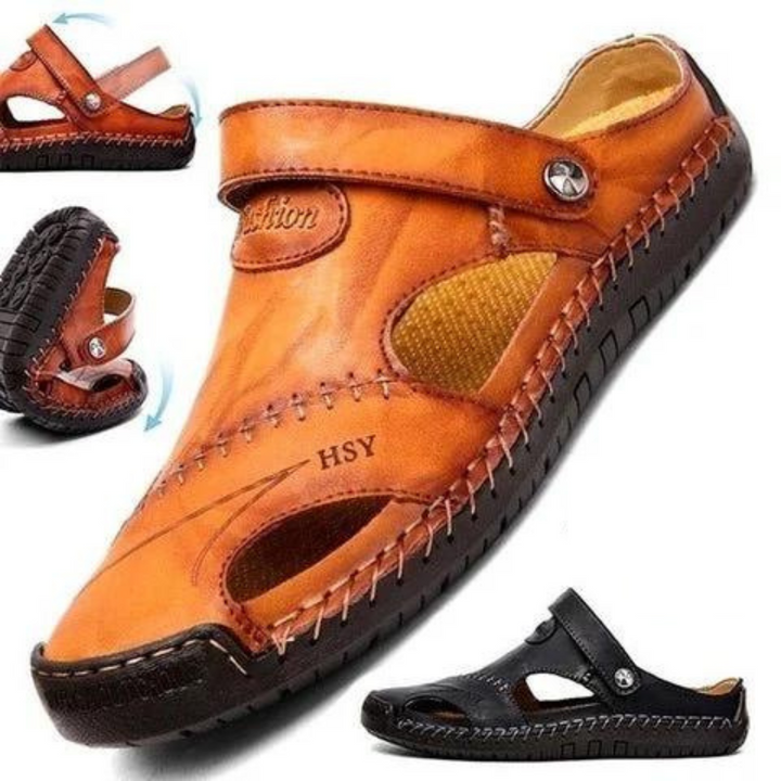 Bryan | Orthopedic Leather Sandals