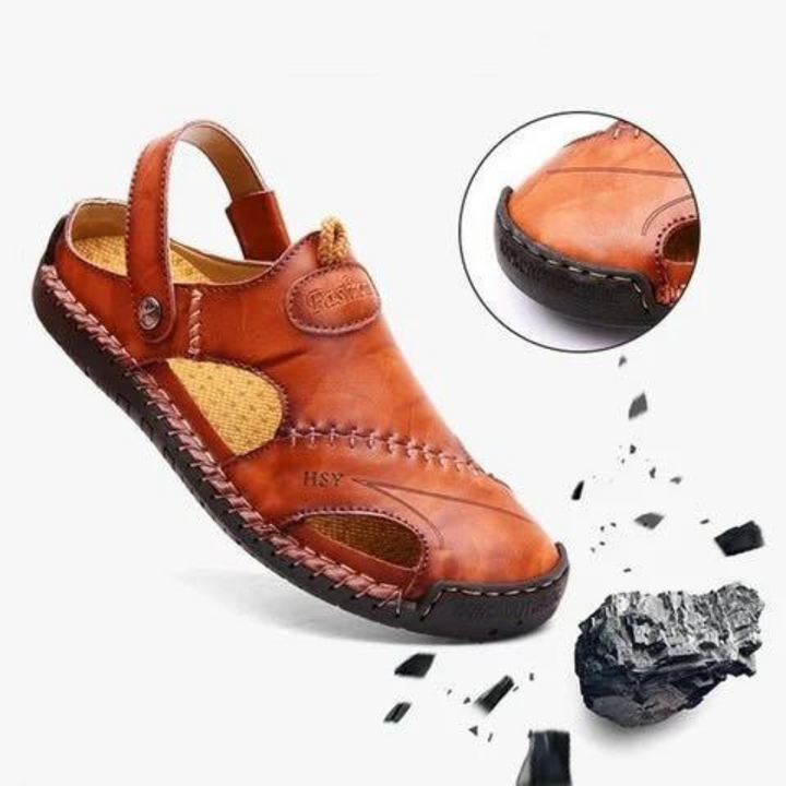 Bryan | Orthopedic Leather Sandals