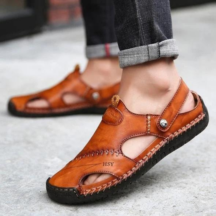 Bryan | Orthopedic Leather Sandals