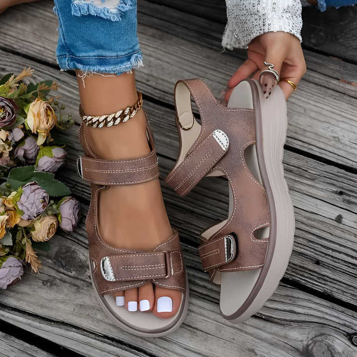 Alia - Comfortable Orthopedic Sandals with Ankle Strap