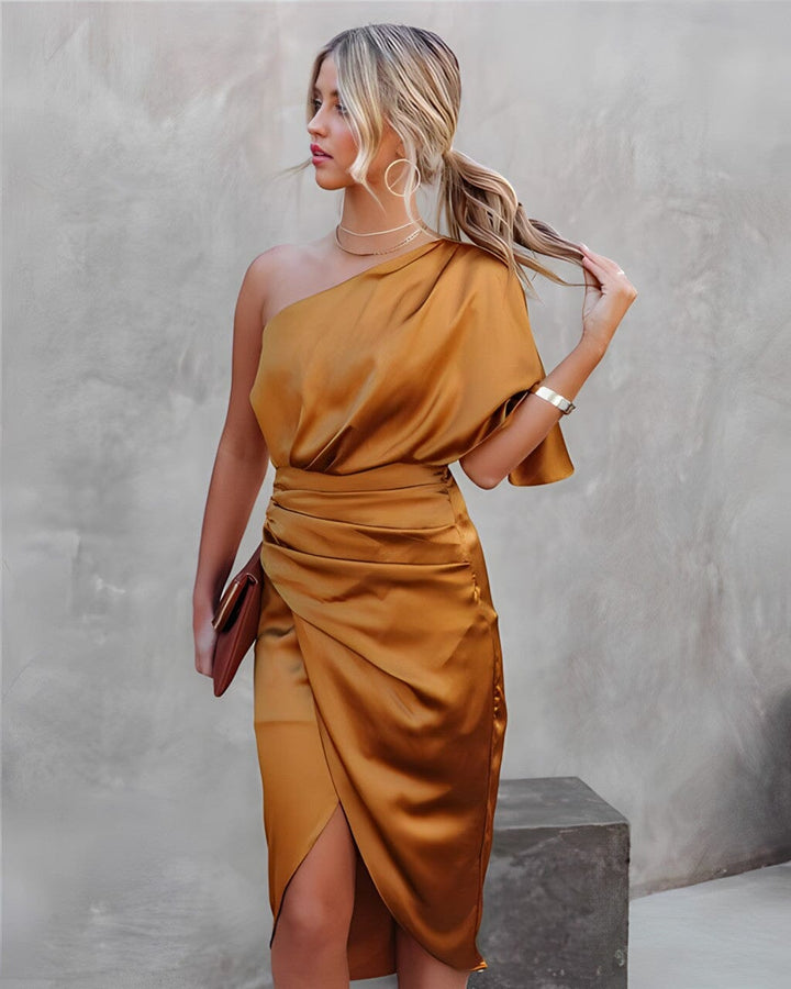 Dhalia | Elegant Asymmetrical Dress